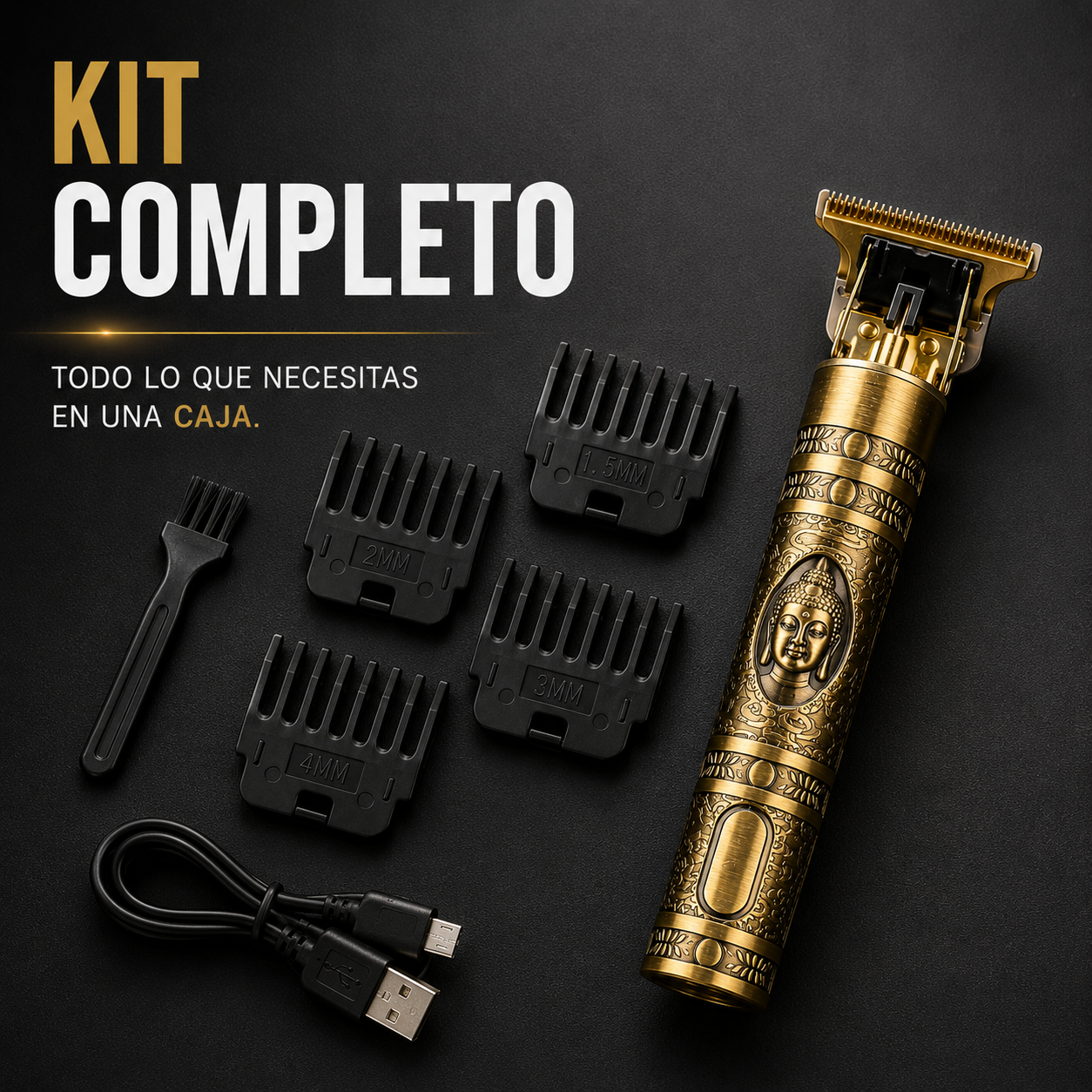 🔥T9 Buda Gold | Barba y Patillas Perfectas en Minutos