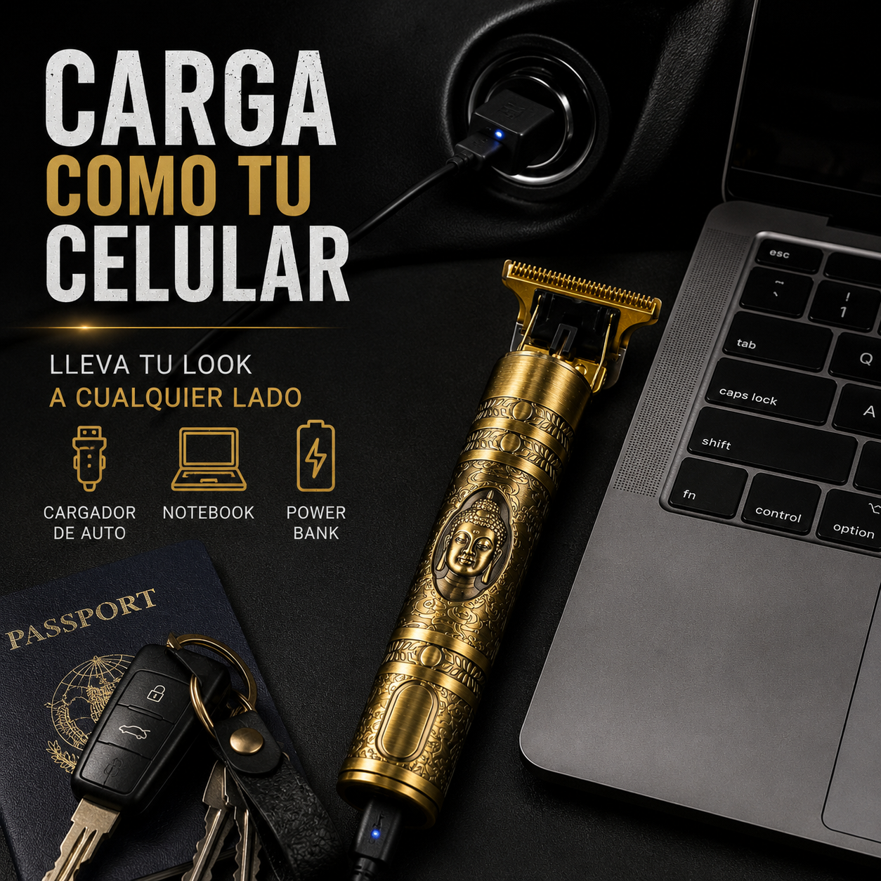 🔥T9 Buda Gold | Barba y Patillas Perfectas en Minutos