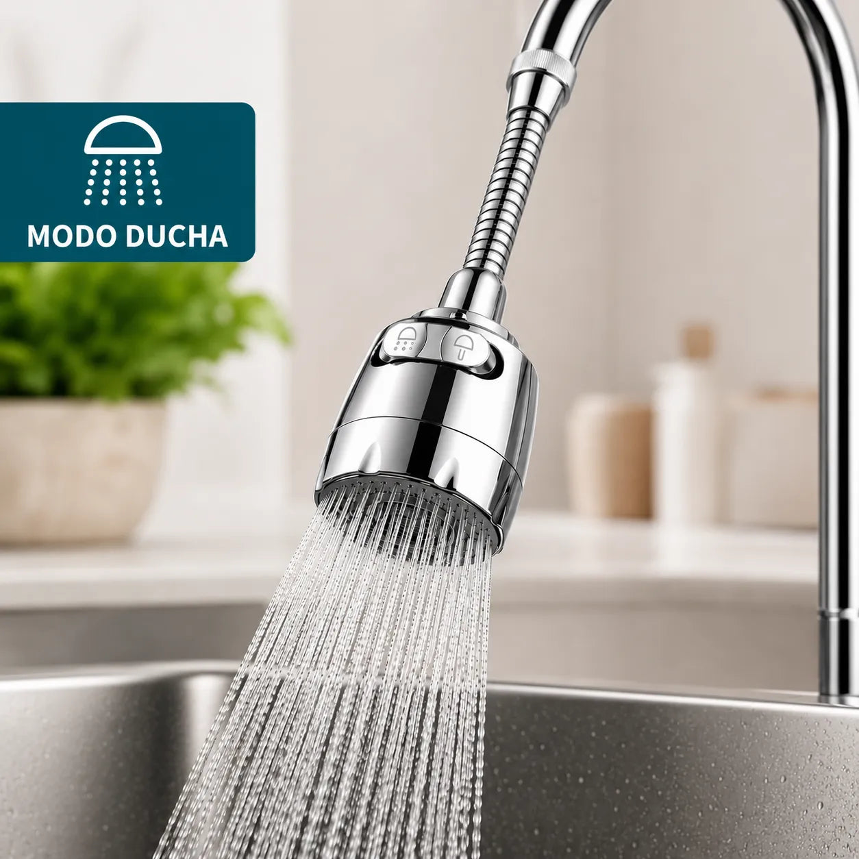 AquaFlow 360° Pro-Transforma Tu Forma de Lavar, Transforma Tu Cocina